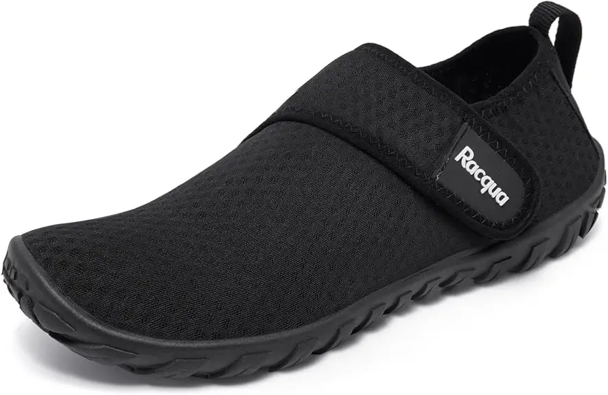 Racqua Men's Women's Water Shoes Barefoot Quick Dry Lightweight Aqua Shoes Swim Beach Shoes